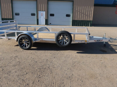 26 H&H H8214RSA-030 82″X14′ Aluminum rail side utility