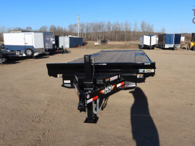 26 H&H H-DOT24-150 8.5’X24′ Deckover Full Hydraulic Tilt Bed