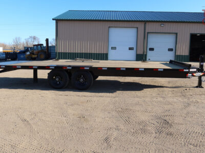 26 H&H H-DOT24-150 8.5’X24′ Deckover Full Hydraulic Tilt Bed