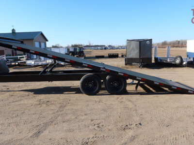 26 H&H H-DOT24-150 8.5’X24′ Deckover Full Hydraulic Tilt Bed