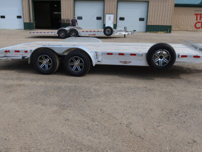 22 H&H H8220HDAD-100 82″X18’+2’=20′ Aluminum Car Hauler