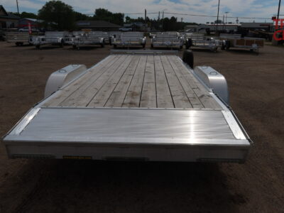 22 H&H H8220HDAD-100 82″X18’+2’=20′ Aluminum Car Hauler