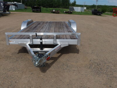 24 H&H H8216HDAD-070 82″X14’+2’=16′ Aluminum car hauler