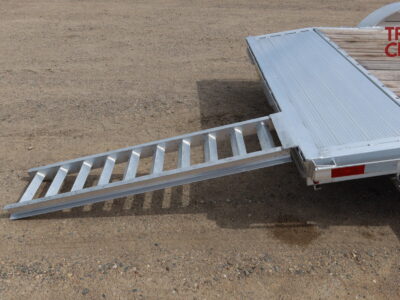 24 H&H H8216HDAD-070 82″X14’+2’=16′ Aluminum car hauler