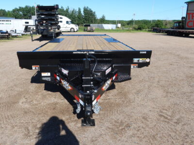26 H&H H-DOT22-150 8.5’X22′ Deckover Hydraulic Tilt