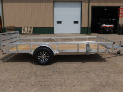 26 H&H H-RSA8214-050 82″X14′ Aluminum Rail Side Utility