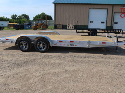 26 H&H H-CHA20-070 82″X18’+2′ Aluminum Car Hauler