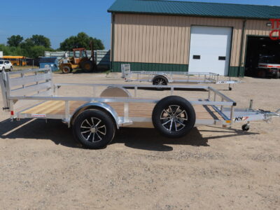 26 H&H H-RSA7612-030 76″X12′ Aluminum Rail Side Utility