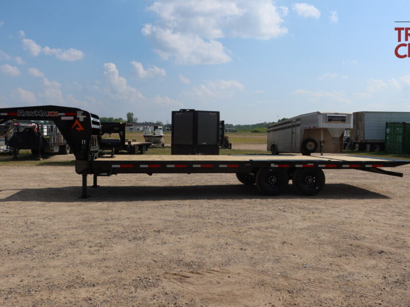 27 Rawmaxx DTX26GN14K 8.5’X26′ Gooseneck Deckover Full Tilt
