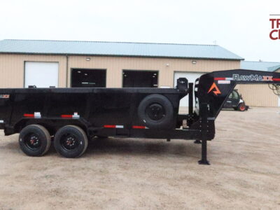 27 Rawmaxx LPXT16GN16K 83″X16′ Gooseneck Telescopic Dump