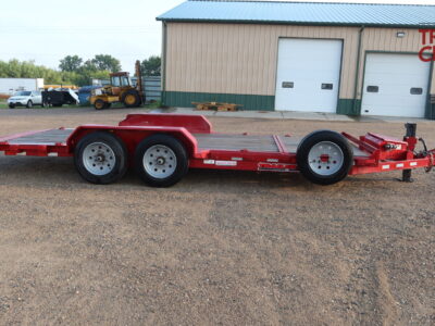 22 Trailerman T83164CT-B-160 83″X16’+4′ Gravity Tilt – Split Bed