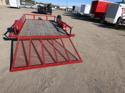 14 Trailerman 78″X10′ Rail Side Utility