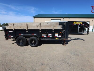21 Big Tex 14GX-14BK6SIRPD 83″X14′ Gooseneck Dump