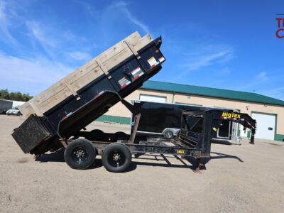 21 Big Tex 14GX-14BK6SIRPD 83″X14′ Gooseneck Dump