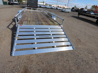 27 H&H H8220TRSA-070 82″X20′ Aluminum Rail Side Utility